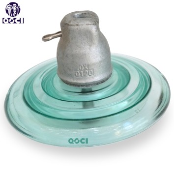 120kN U120BL High Voltage Cap and Pin Type Toughened Disc Suspension Glass Electric Insulator